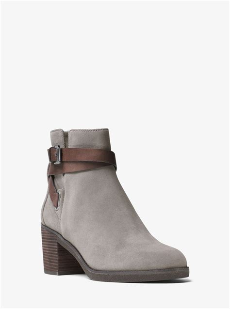 michael kors fawn ankle boot|Michael Kors adjustable buckle boots.